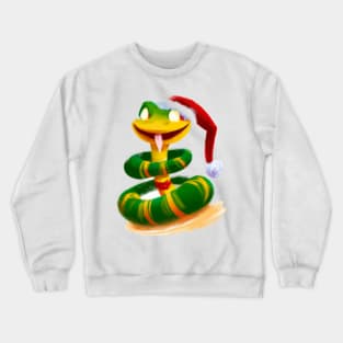 Cute Snake Drawing Crewneck Sweatshirt